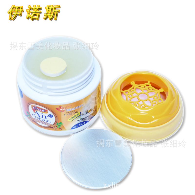【广东厂家伊诺斯200g车用香水 固体香膏清香