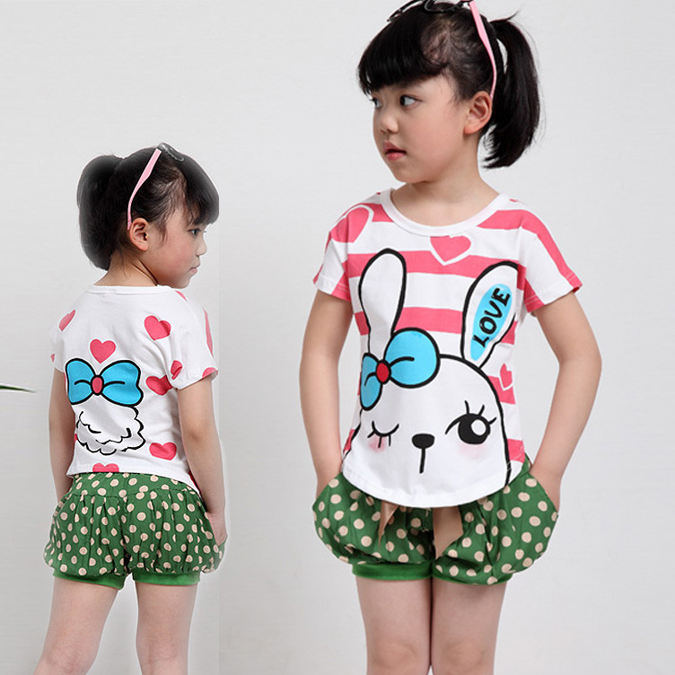 透气清凉女童<em>灯笼</em>裤 2013夏季韩版圆点棉布儿