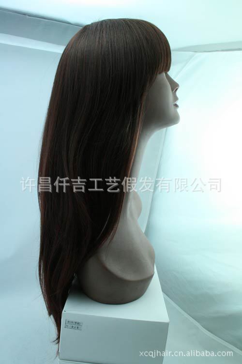 【<em>日韩</em>假发 长卷发 蓬松流行<em>发型</em>齐刘海<em>女式</em>假