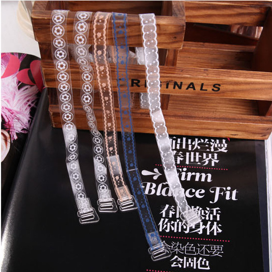 唯美花边内衣隐形肩带 韩国可爱<em>吊带</em> 加宽防滑