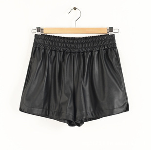 <em>批发</em>采购女式休闲裤-百搭<em>皮短裤女</em>秋冬大码 欧