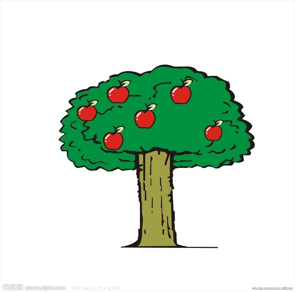 你们见过苹果树长什么样的吗?