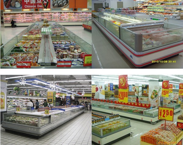 超市双出风岛柜D款1