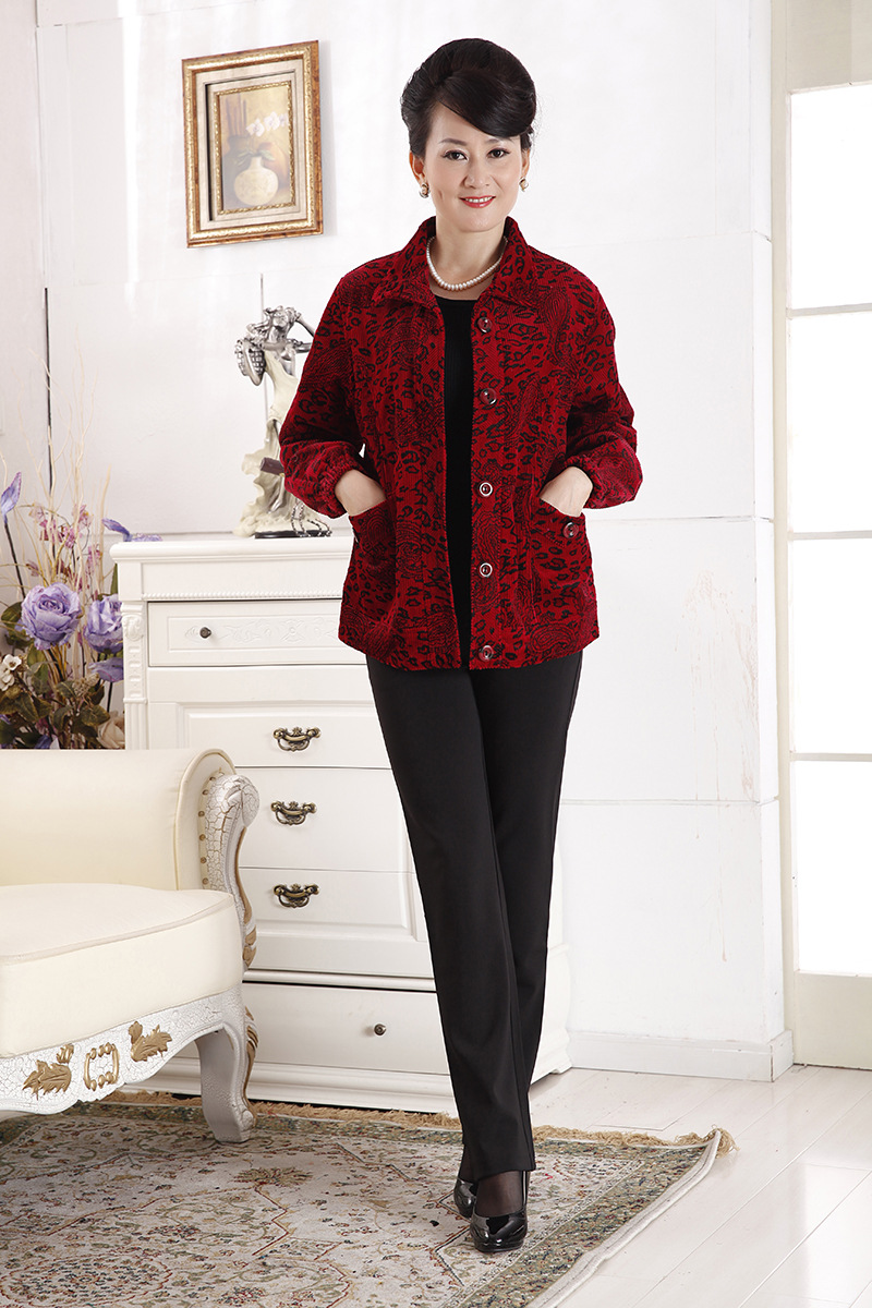 【混批2013女式秋冬季新款<em>中老年</em>全棉<em>灯芯绒</em>