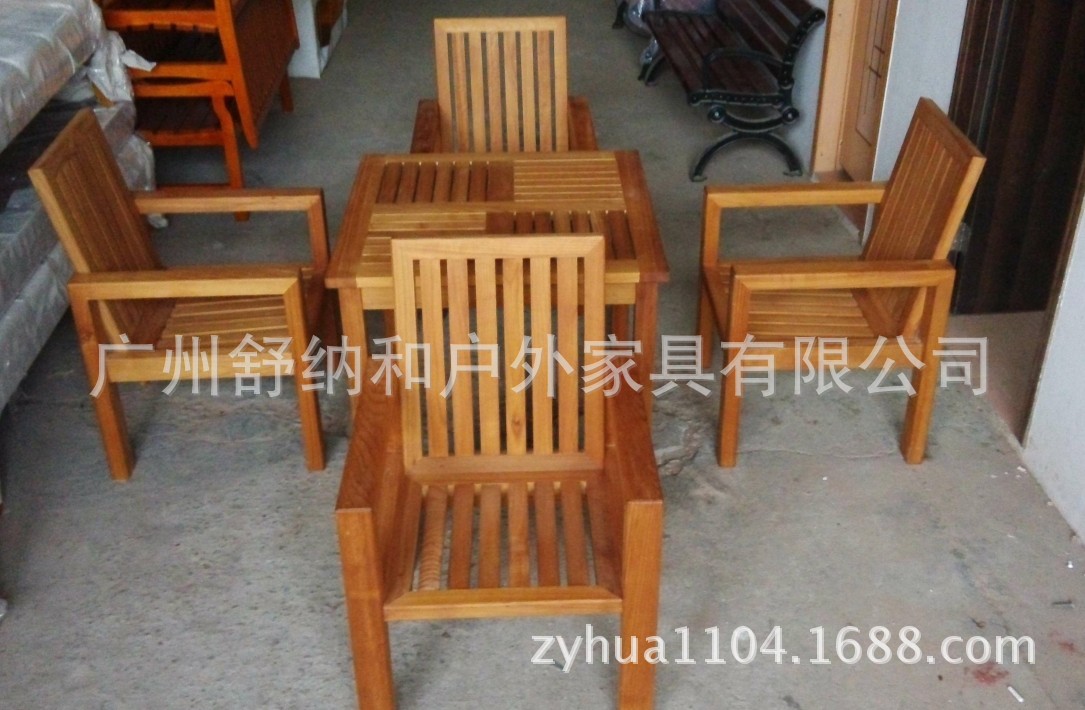 北京实木家具厂 木制凳子 户外休闲桌椅 防腐木凳子