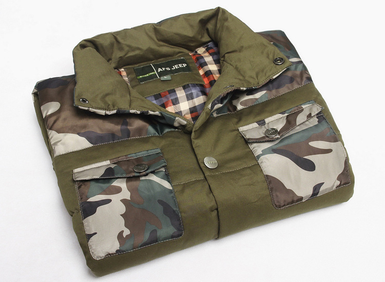 【AFS <em>Jeep</em>/<em>战地吉普</em>正品<em>羽绒背心</em> 男士冬装羽