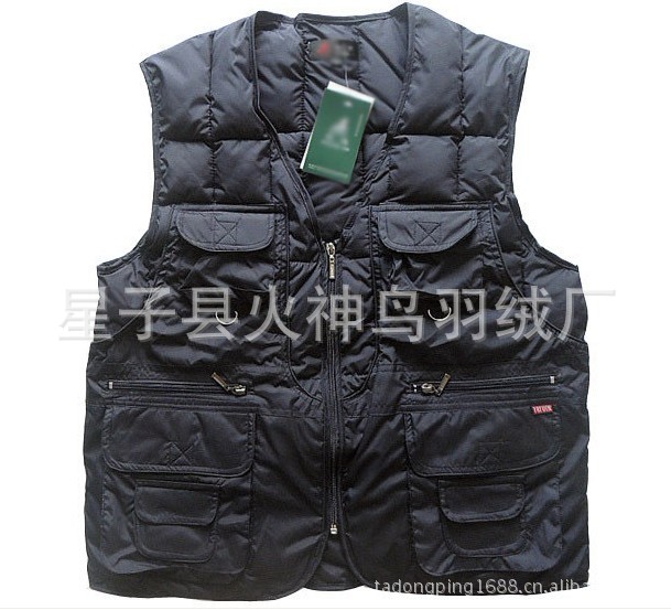 【冬装<em>男式</em>羽绒<em>棉马甲</em> <em>男式多兜</em>马甲背心厂家