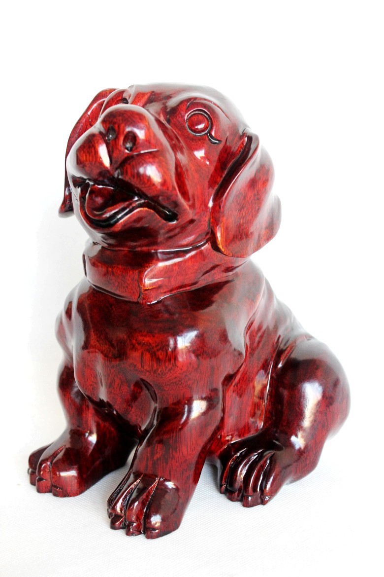 【特价 十二生肖 木雕狗 旺财狗 生日礼品 生肖