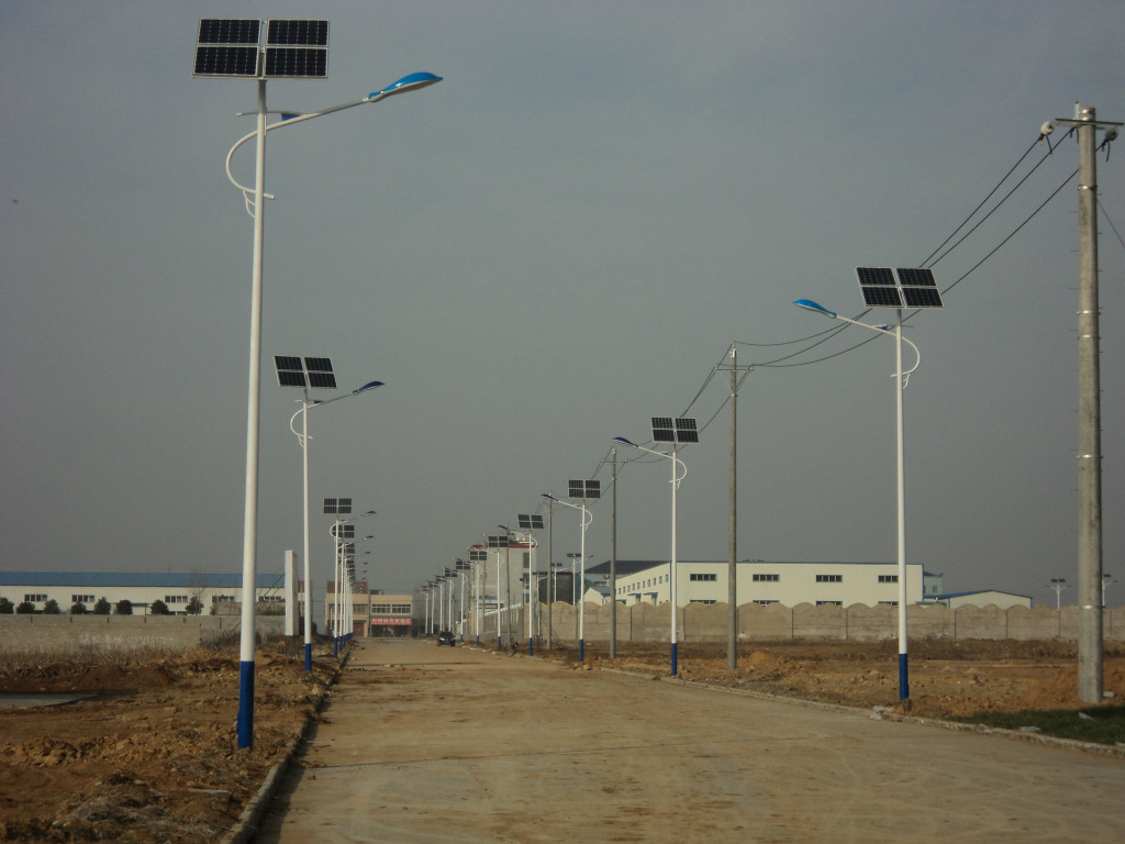 【9米72W双灯头LED太阳能路灯,厂家直销】