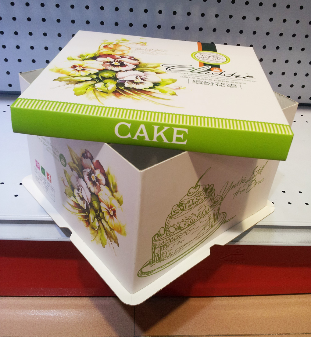 【厂家直销烘焙包装纸盒高档精美生日蛋糕盒圆