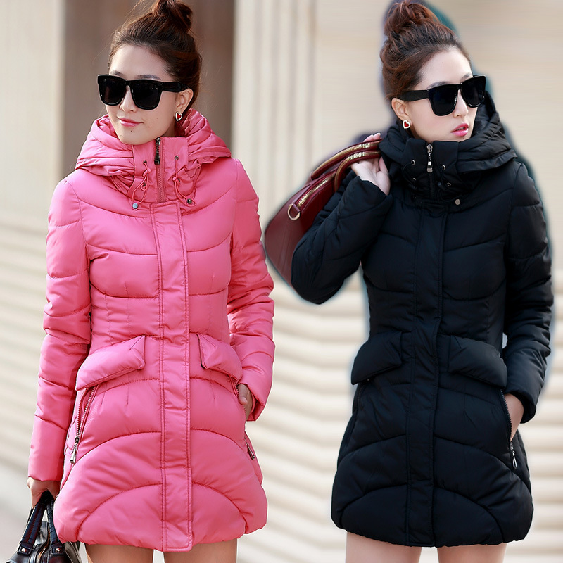 2013<em>冬季</em>新款<em>羽绒服</em>正品女潮韩版中长款修身