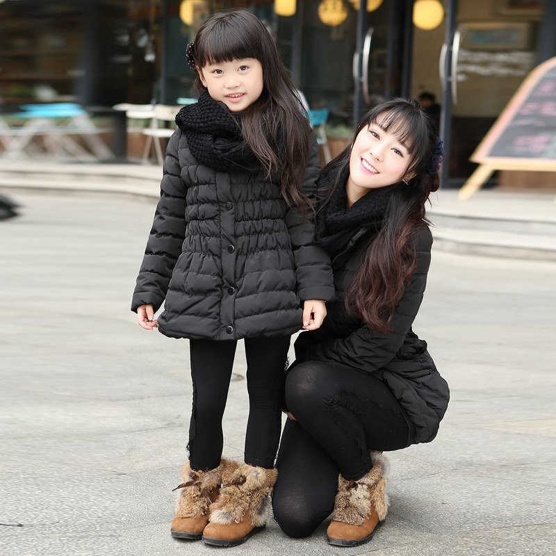 2013韩版亲子装冬装母女装<em>女童</em>童装棉衣<em>厚</em>外
