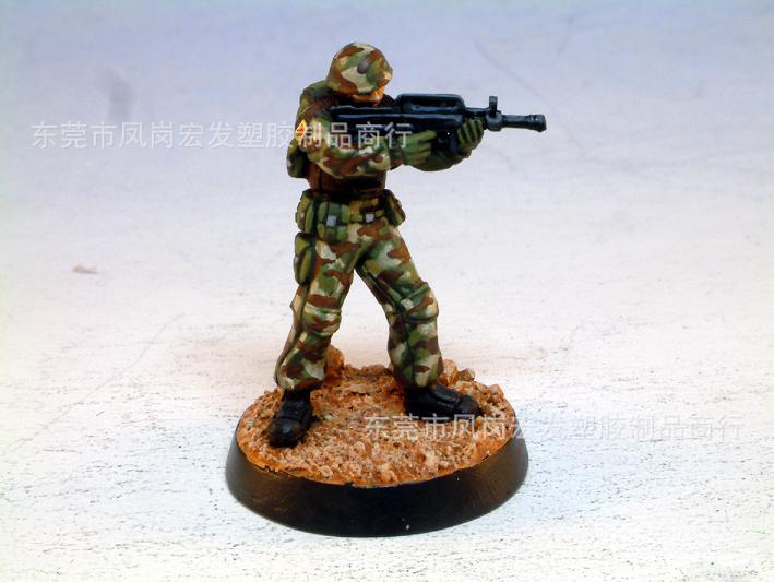 军事模型场景 战斗美军士兵公仔 仿真迷你战车