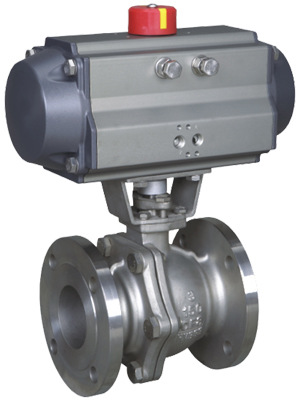 球阀-二片式电动软密封球阀 电动浮动法兰球阀