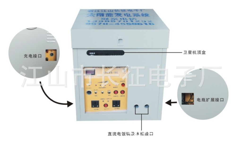 箱式太陽能一體機使用示圖