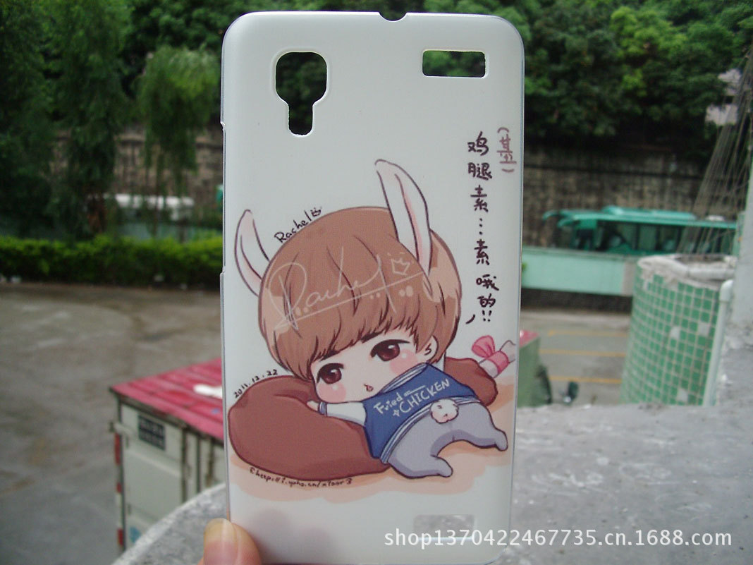 卡通搞笑UV彩绘步步高vivo X5手机壳批发 定制步步高x5手机保护壳