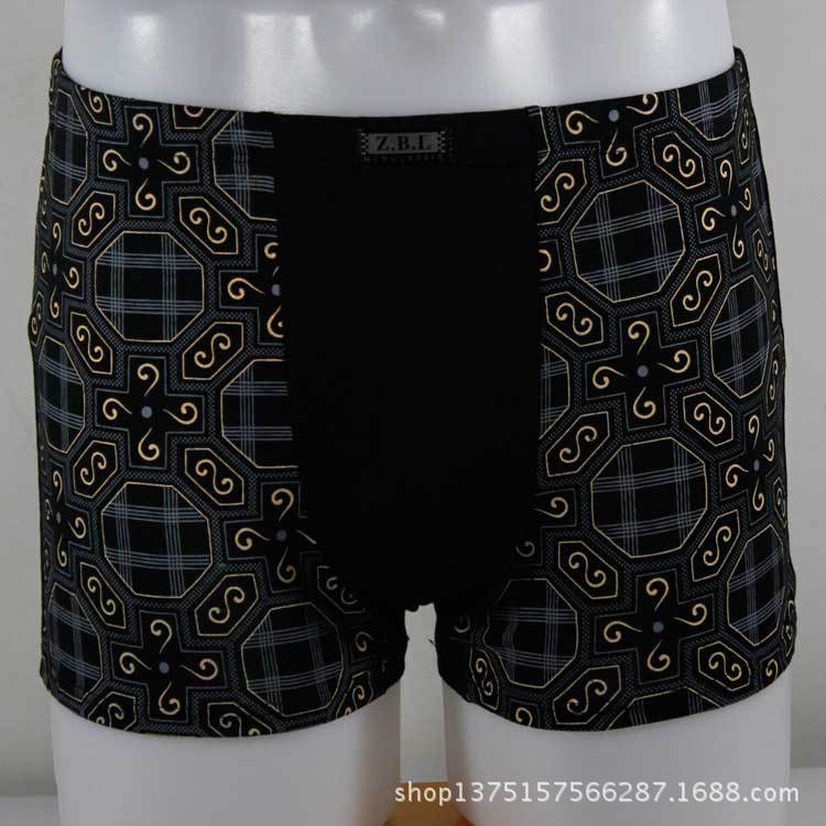 男士神秘魔鏡平角竹纖維內褲YC7748(5xl)