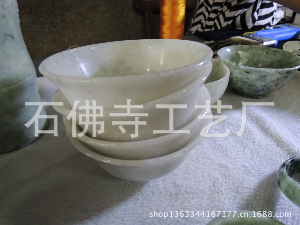 贵州天然A货翡翠玉碗 商务礼品 玉器收藏 结婚