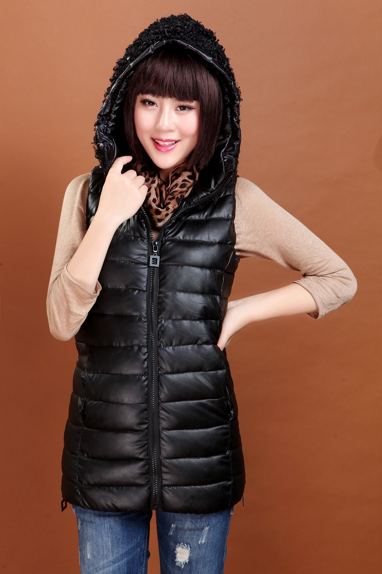 秋冬新款女式<em>马甲</em> 马甲批发 <em>大码女士棉马甲</em> 时