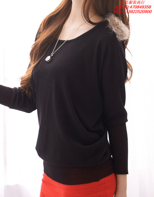 库存<em>女装毛衣 大码</em>女式中长款毛衣 女式毛衣韩