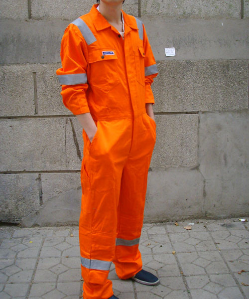 批发采购制服、工作服-反光永久阻燃工作服连