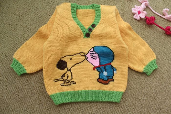 【童装批发儿童毛衣手工编织宝宝毛衣 婴儿毛