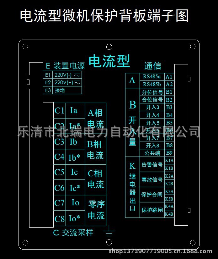 电流型尾板图