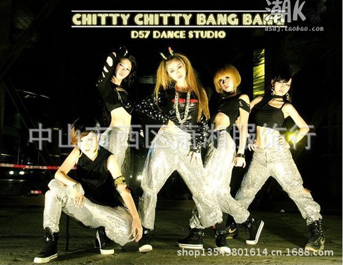 【DS演出服HIP-HOP嘻哈街舞服JAZZ爵士舞领