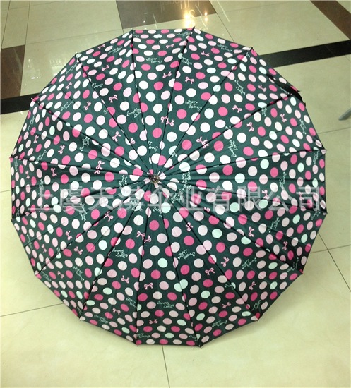 55cm*14mm*8K自動色丁傘
