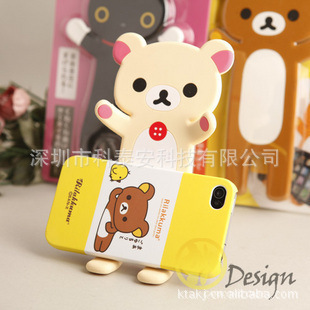 Rilakkuma 輕松小熊輕松熊iphone itouch隨意彎曲手機座 支架工廠,批發,進口,代購