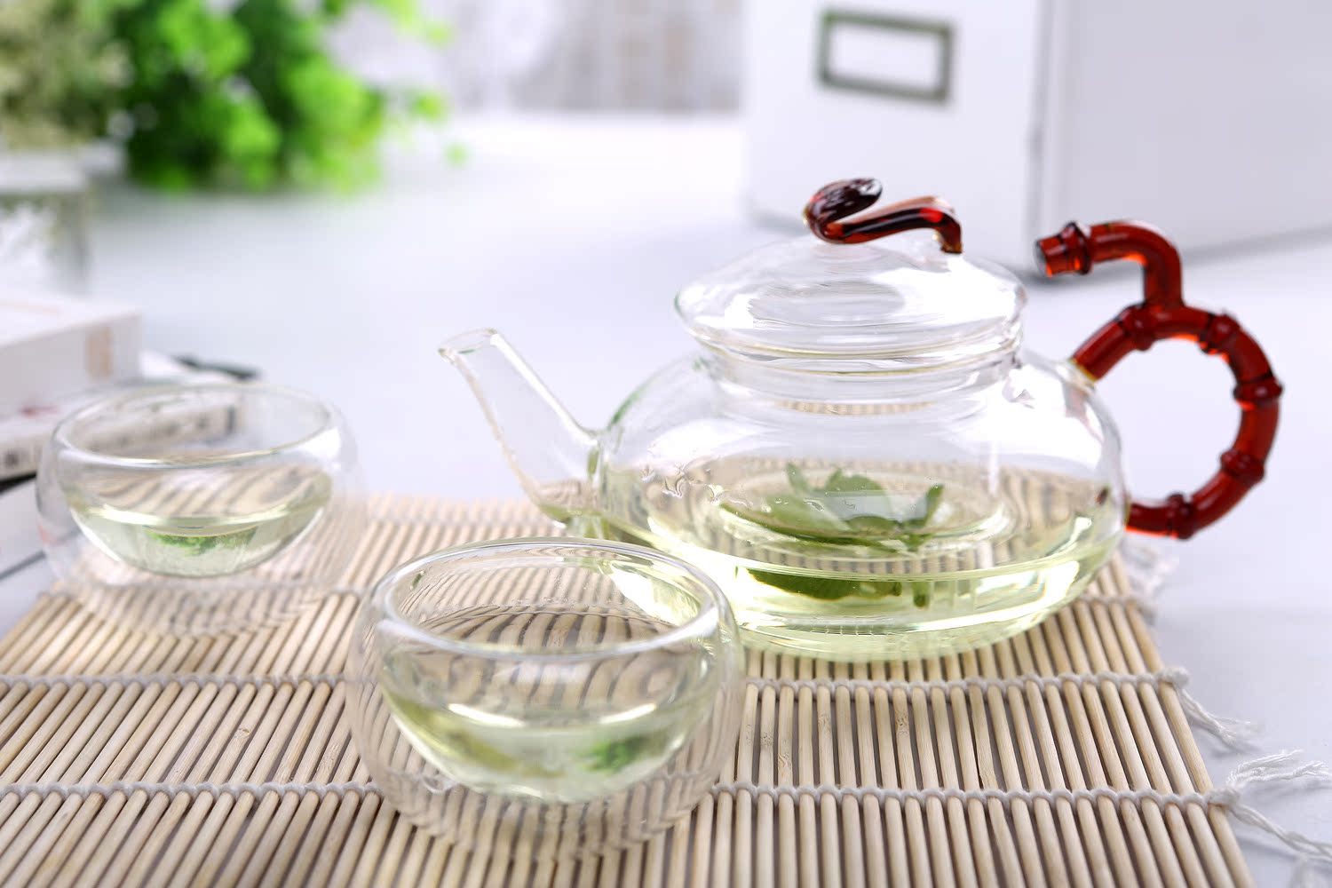 【手工耐热玻璃壶创意茶壶功夫茶具水果茶茶壶