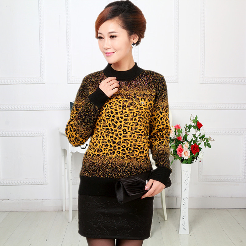 厂家直销2013中年女装加厚<em>加绒毛衣批发中老</em>