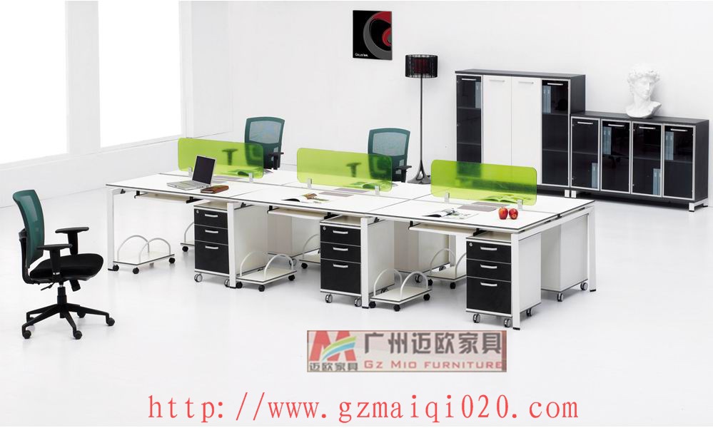【广州办公家具 钢架组合员工办公台 MO-821