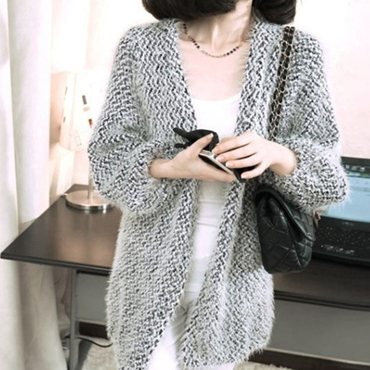 2013秋冬新款时尚百搭九分袖<em>长开衫 宽松</em>舒适