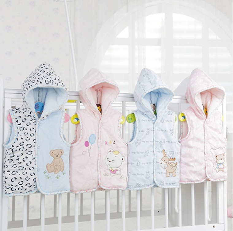 <em>宝宝马甲</em> 加厚<em>夹棉马甲</em> <em>宝宝夹棉马甲</em>连帽 秋冬