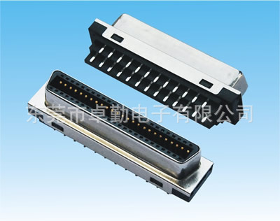 SCSI CN型母座 焊線式無倒鉤無螺絲孔(26P,36P,