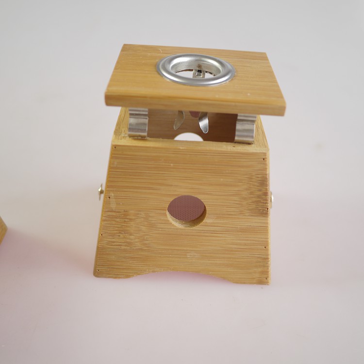 保健器具配件-竹制单孔艾灸盒温灸盒艾条盒艾