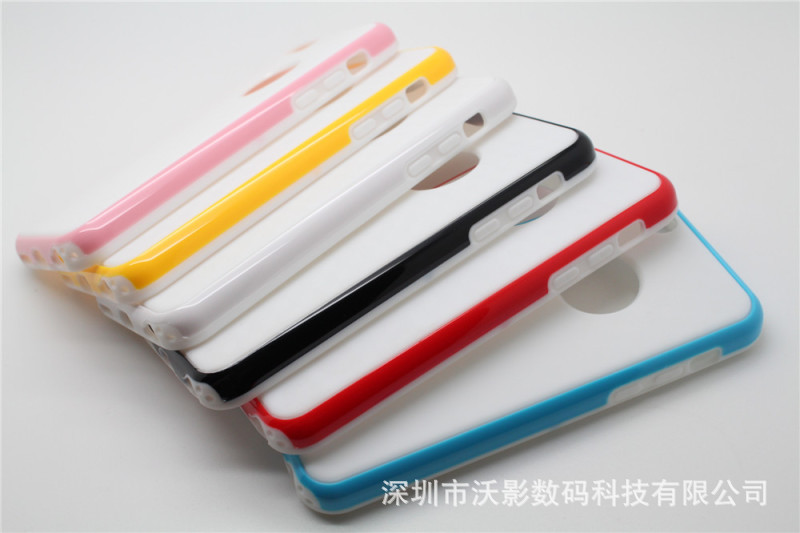 iphone5c曬紋雙色軟殼