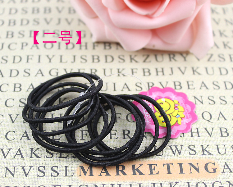 【法国童 【一卡10<em>根</em>】<em>女孩</em>扎<em>头发</em>发绳 儿童发