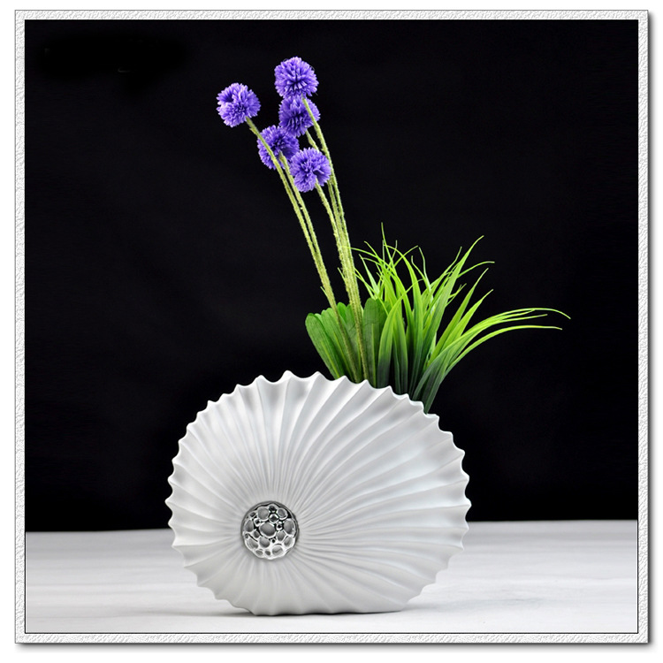 树脂花瓶落地客厅装饰摆件创意花瓶套装时尚工