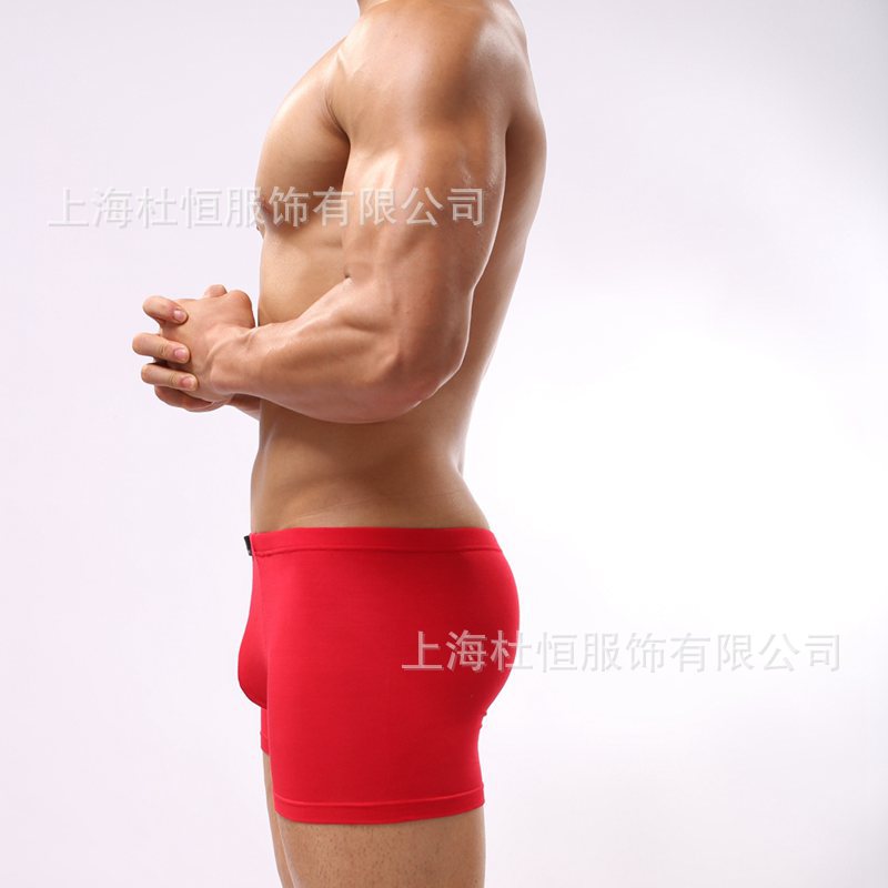 <em>内裤</em>-供应<em>男士</em>平脚裤杜米尼克OPR4115<em>红色</em>莫