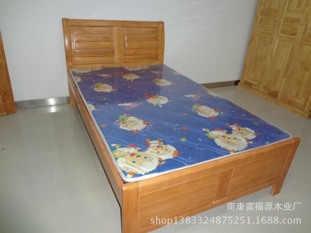 床类-批发单人床 橡木床 儿童床 实木床 宿舍床