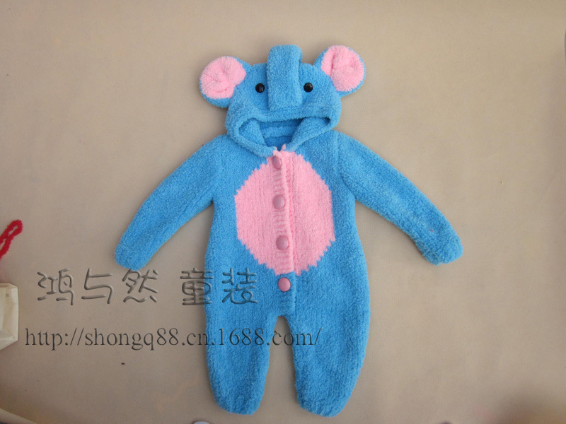 <em>童毛衣</em>-2014春季新款手工<em>编织</em>珊瑚绒宝宝卡通