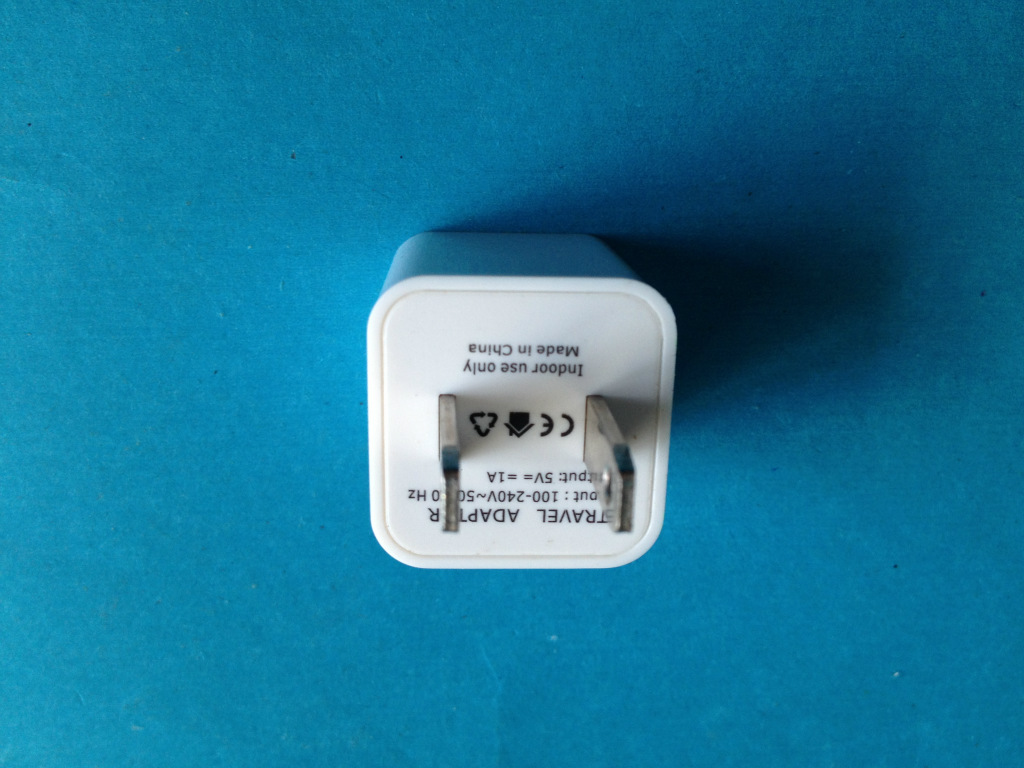 【厂家直销 苹果3代绿点充电器 5V1A USB充】