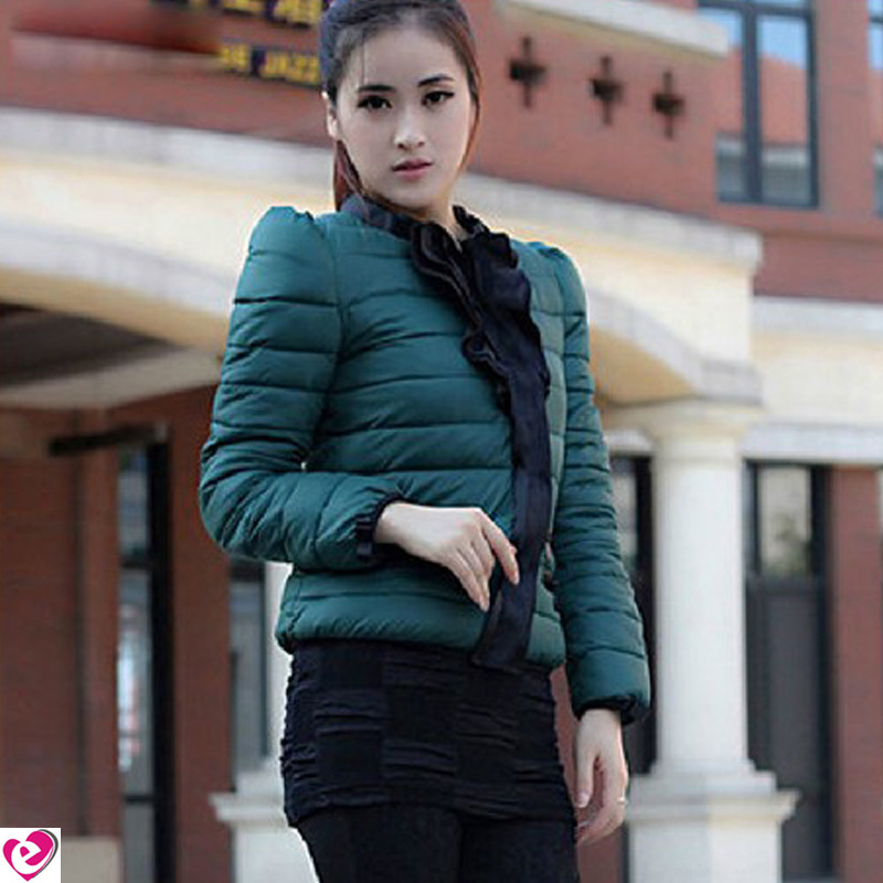 一件代发冬季女装羽绒棉衣女款短款韩版修身显