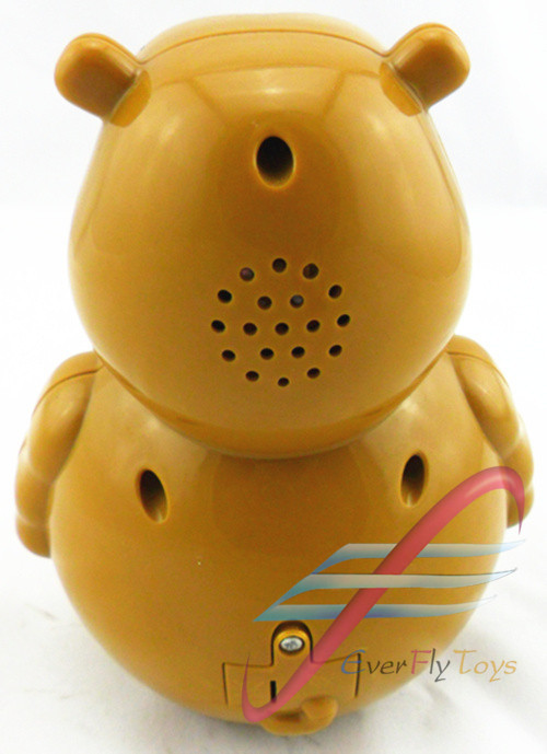 熊出没音乐灯光不倒翁 熊大熊二电动不倒翁 幼