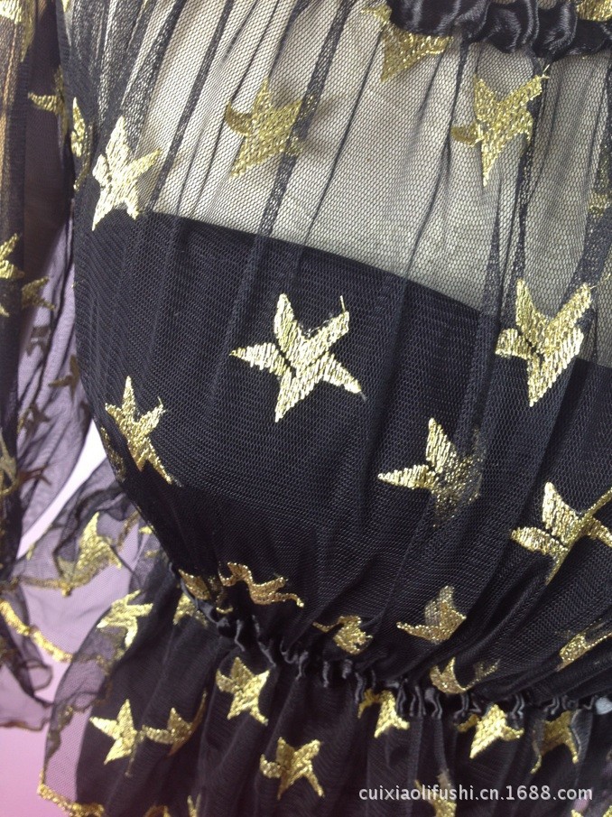 【La boutique星星纱上衣 抹胸<em>短裤</em>3<em>件套</em> <em>名媛</em>