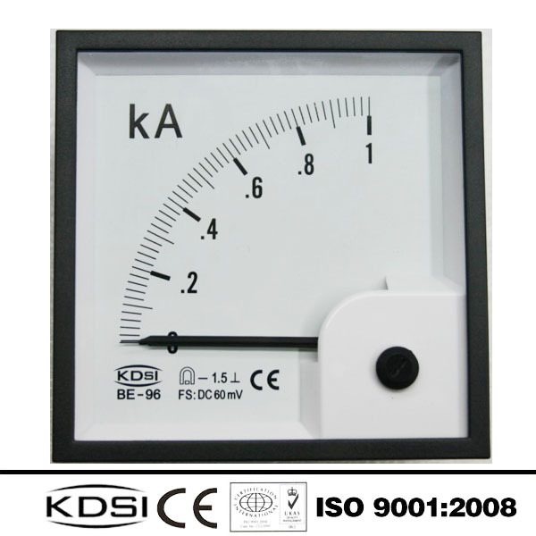 BE-96直流电流表DC60MV 1KA