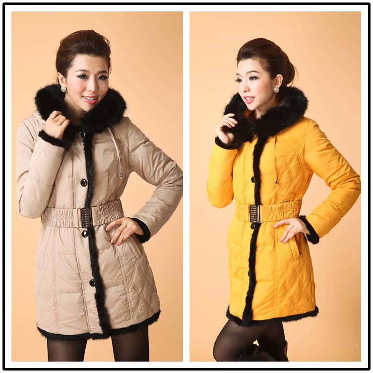 服<em>棉衣</em> 中长款棉服 帽衫棉服棉衣<em>女加厚棉衣</em>2