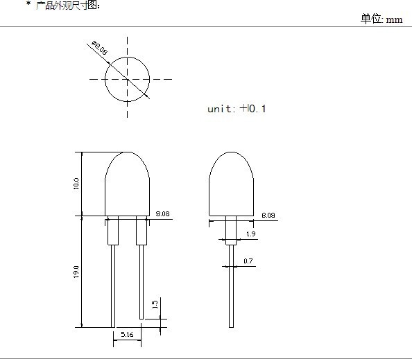 F8子彈頭尺寸圖